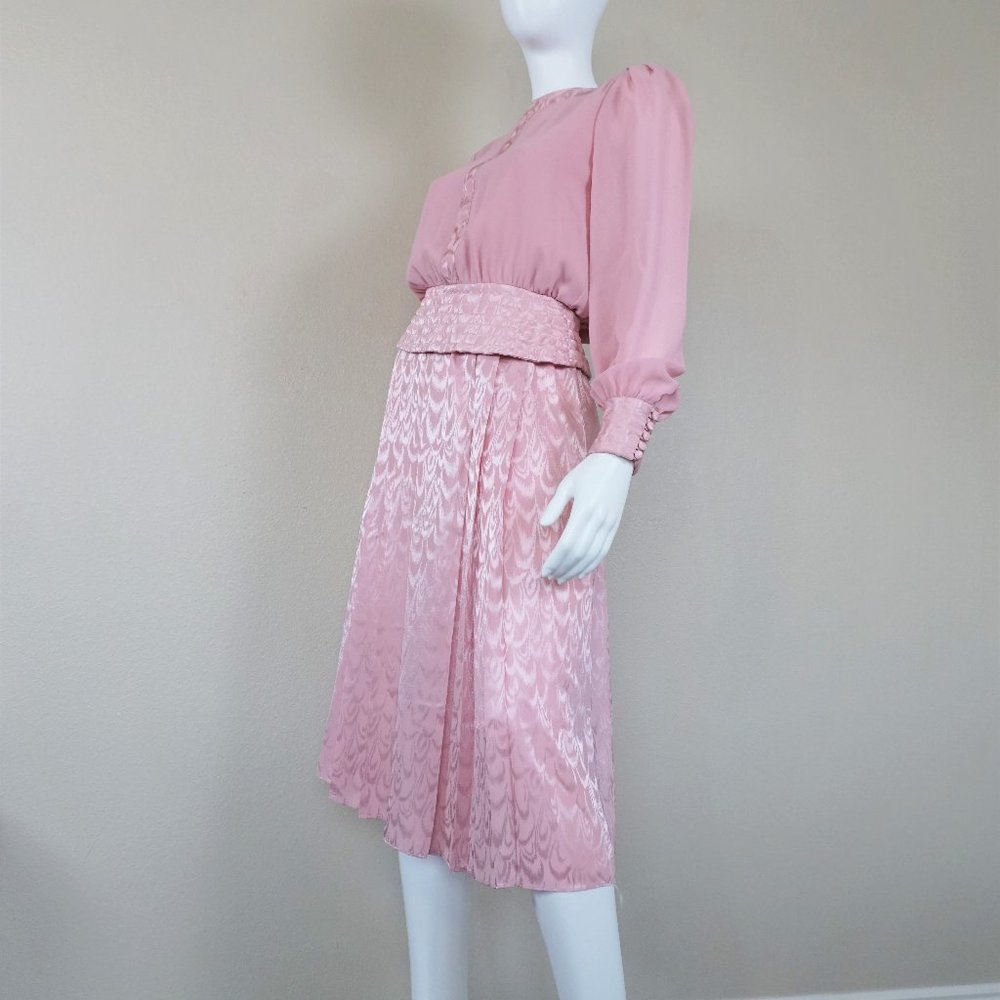 Vintage Richard Warren Pink Skirt & Blouse Set